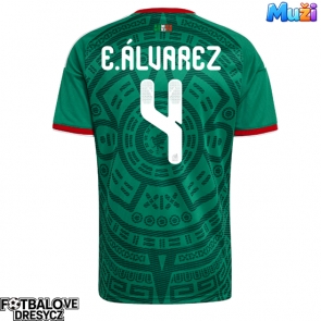 Mexiko Edson Alvarez #4 Domácí Dres MS 2026 Krátký Rukáv